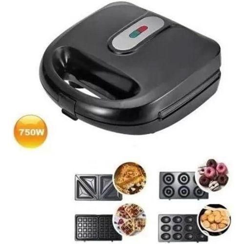 Sokany 4 In 1 Electric Sandwich Maker, Donut, Grill And Waffle Removable Non-Stick Plates- For Bread Toaster, Donuts, Waffles, Grilled Cheese, Tuna Melts, Burgers, Steaks And Snacks