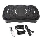 Vibration Plate Exercise Machine – Whole Body Fitness Platform for Weight Loss, Recovery &amp; Circulation,Home Workout Trainer with LED Display &amp; Remote -150kg