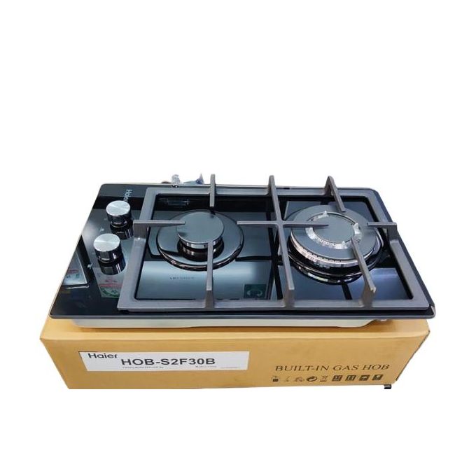 Haier Hob 2 Burners with WoK Burner Built-in Cooker HOB-G32CTB