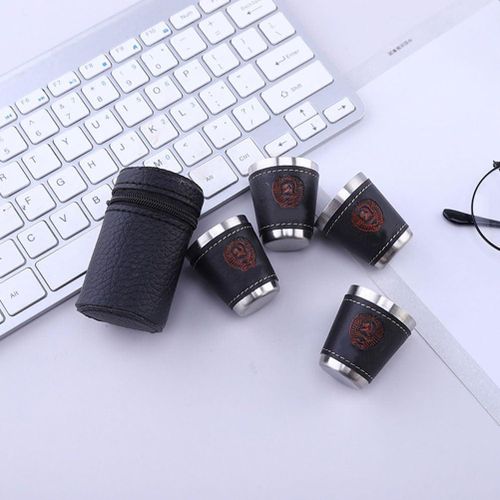 Stainless Steel Cups, 4Pcs 70ml Stainless Steel Shot Glasses, Travel Coffee Mug, Outdoor Camping Cup, Travel Cup for Travel Picn