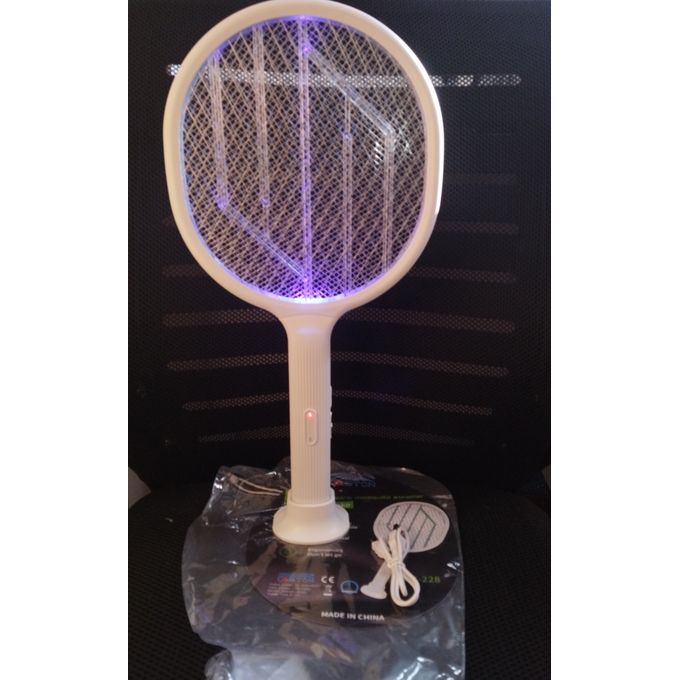Caston Electronic Mosquito Racket/ Swatter Killer  With Stand And USB Charger