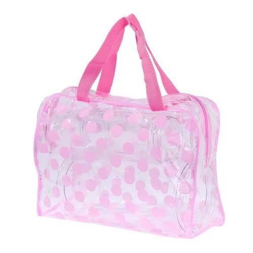 Dot Women Transparent PVC Cosmetic Bags Swimming Bags Waterproof Necesser Wash Toiletry Tote Bag Makeup Pouch Case