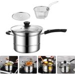 Multifunctional Stainless Steel Cooker/Steamer/Deep Fryer for Home
