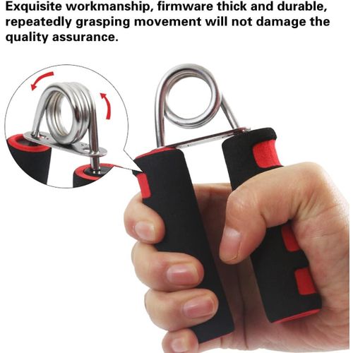 KipFit Hand Grips for Strength Training, Soft Foam Hand Workout Grippers, Strengthen Hand Grip Exerciser, 2 Pack
