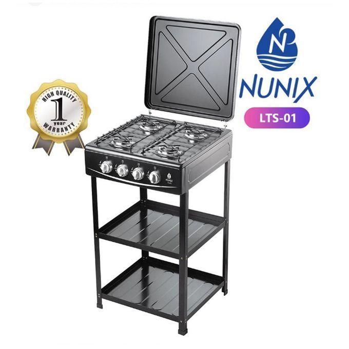 Nunix LTS-01, 4-Gas Cooker Burner With Stand