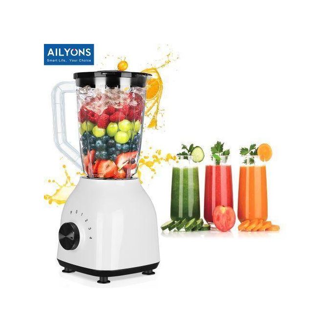 AILYONS Blender 2 In 1 With Grinder Machine -WHITE,