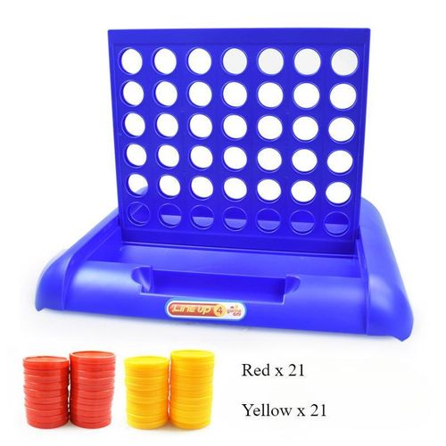 Arsuxeo Connect 4 In A Line Board Game Family Board Game Toys Children Thinking Training Puzzle Toys Mini Chess Kids Toys