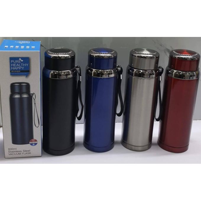 600Ml Pure Healthy Happy Thermocup With Sling Handle