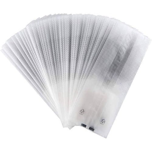 100pcs Translucent Plastic Bags, BetterJonny Cellophane Bags with 100Pcs Hand Made Stickers for Cookie, Cake, Chocolate, Candy, Bakery Party Supplies