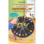 Board Games,Puzzle Toy, Stimulates Intelligence Parent-Child Interactive Toy Parent-Child Rope Untangling Game - Fun, Interactive Puzzle Game to Promote Family Bonding and Cognitive Development