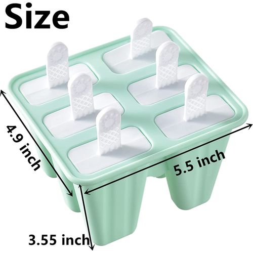 Homemade Popsicle Mould With Silicone Funnel And Cleaning Brush