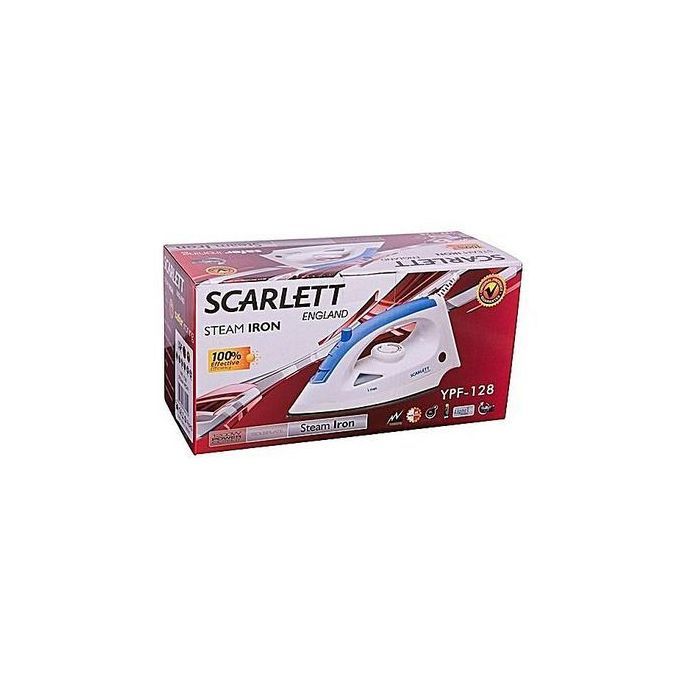 Scarlet Steam Iron Box With Nonstick Soleplate