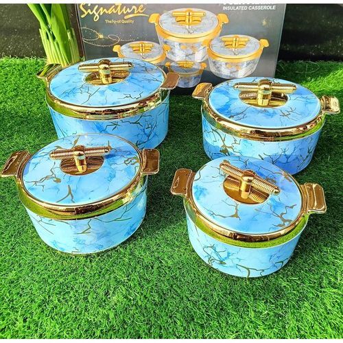 Hot Pot Set Of 4 Pieces Pearl Platina Hotpots