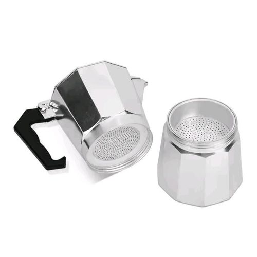 Premium Stainless Steel 600ml Coffee Maker Pot – Durable, Elegant, Easy Pour Design for Home &amp; Office Use – Silver Color – Perfect Brew Every Time