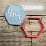 Hexagon Plastic Cookie Cutter