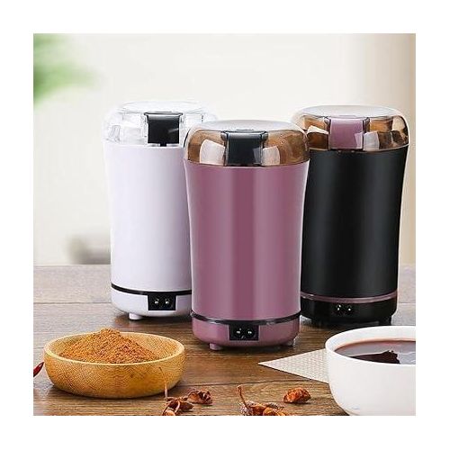 Coffee Grinder Multi-Functional Electric Stainless Steel Multifunction Household Electric Cereals Grain Portable Coffee Bean Seasonings Spices Mill Powder Grinder Machine For Kitchen