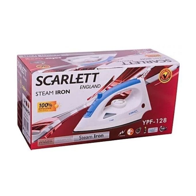 Scarlet Steam / Dry Flat Iron Box + Free 2-way Power  Extension