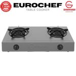 Eurochef ST-HEAVY02 Heavy Duty Gas Cooker with Cast Iron Burners, Stainless Steel Panel &amp; Auto Ignition