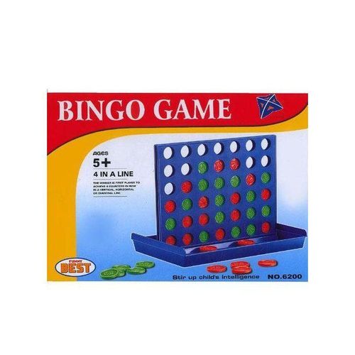 Bingo Connect 4 Game Holiday Indoor Outdoors Family Kids Board Games
