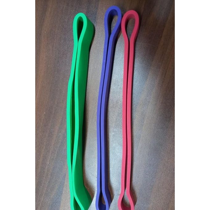 Three-piece resistance bands