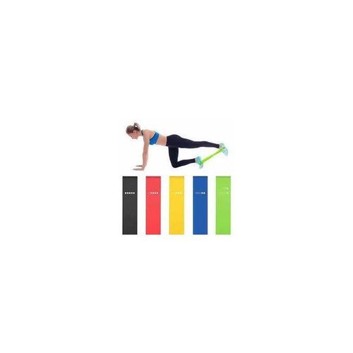 Resistance Bands Loop Exercise Bands Set with 5 Different Resistance Levels Elastic Bands for Training,Yoga, Set of 5 Pcs