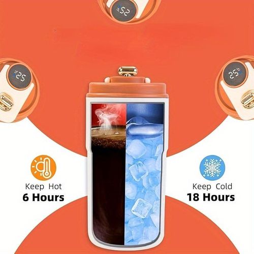 Digital Display Thermos Cup Coffee Cup Mug