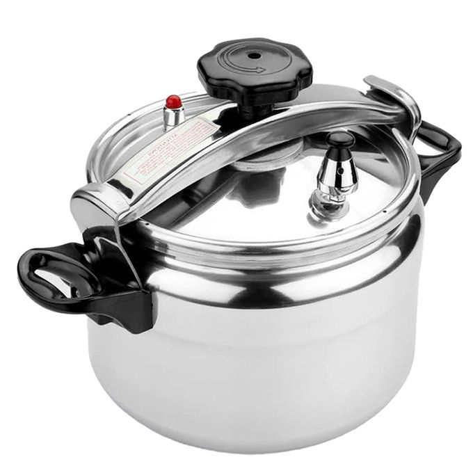 Nunix Aluminium Pressure Cooker - Explosion Proof - 7  Litres - Silver