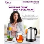 Roch REK-815-E Electric Kettle - 2L - 1500W - Silver  (1YR WRTY)