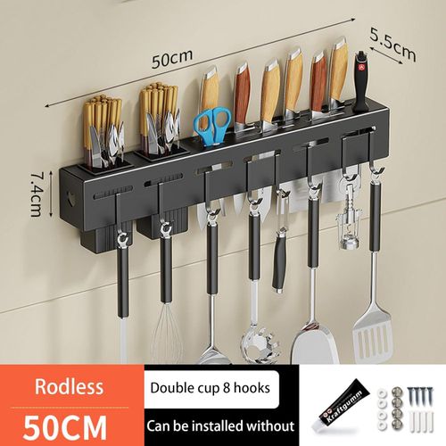 TIMBUTUS Kitchen Utensil Hanger Hook,Wall Mounted  Rack