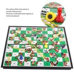 Magnetic Snakes &amp; Ladders Board Game – Foldable, Portable, Kids &amp; Family Game