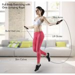 Red Weighted Jump Skipping Rope For Fitness &amp; Workout