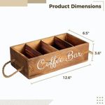 Wooden Coffee bar / Tea organizer