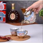 Elegant Ceramic Teapot Set Ceramic Teapot/Kettle + 4 Teacups