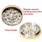 Metal Grinder spices Crusher Dried Flowers Herbs Quality Metal Spice Tobacco Herb Spice Crusher / Grinder