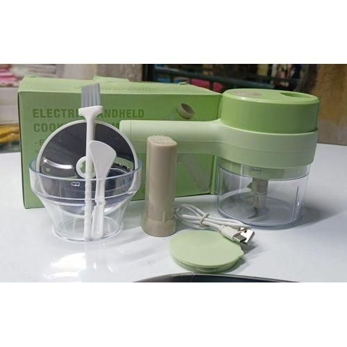 Electric Handheld Cooking Hammer Vegetable Cutter Set Electric Food Chopper Multifunction Vegetable Fruit Slicer