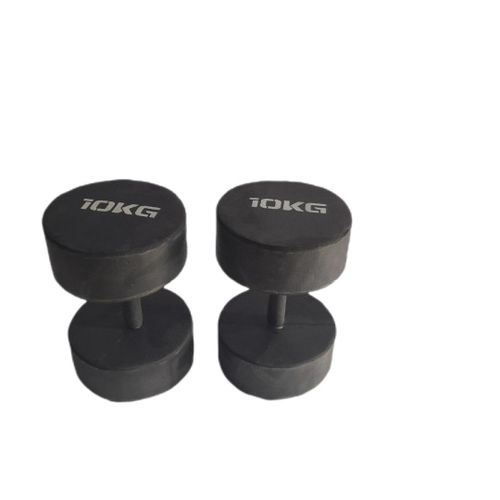 10kg dumbbells ( rubber coated)