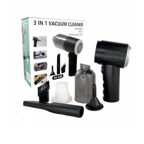 3-in-1 Wireless Car &amp; Home Vacuum Cleaner - Portable Handheld Blower &amp; Pump