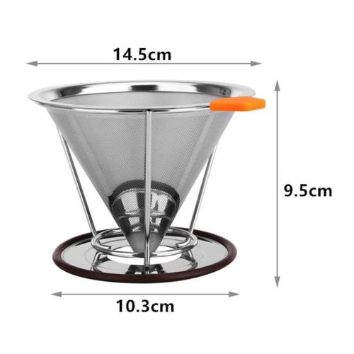 Stainless Steel Reusable Coffee Filter with Stand