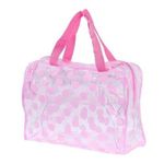 Dot Women Transparent PVC Cosmetic Bags Swimming Bags Waterproof Necesser Wash Toiletry Tote Bag Makeup Pouch Case