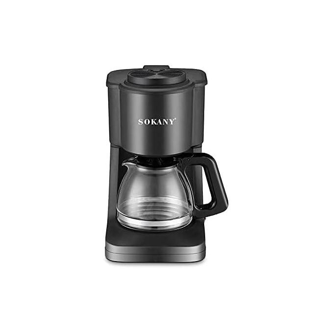 Sokany Electric Drip Coffee Maker, Simply Brew Compact Drip Filter Coffee Machine, Front Access Easy Fill ,Auto Keep Warm Function And Smart Anti-Drip System