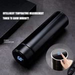 500ML Stainless Steel Thermos Cup High-End Touch Display Temperature Thermos Water Bottle Car Cup