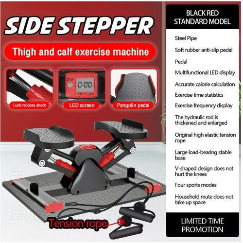 V Shape Fitness Stepper Exercising Machine With Resistant Band