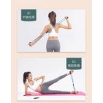 Figure 8 Resistance Bands, Yoga Resistance Band Stretch Fitness Band, Pull Rope, Chest Arm and Shoulder Stretch Bands Exercise Equipment for Home Workout, Physical Therapy, Strength Training