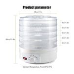 5-layer household fruit and vegetable dryer/fruit and vegetable/jerky dryer British Standard Power Supply
