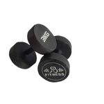 3kg dumbbells (rubber coated)