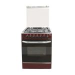 Ramtons EB/303-5694 - 4 Gas Roti + Auto Ignition Cooker - Dark Red (1YR WRTY)
