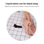 137x152cm Warm High Temperature Waterproof Oil Proof PVC Grid Dining Table Pad
