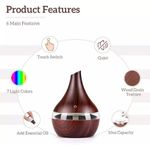 Mythco 300ml USB Air Humidifie Portable Essential Oil Aromatherapy Diffuser for Home &amp; Office