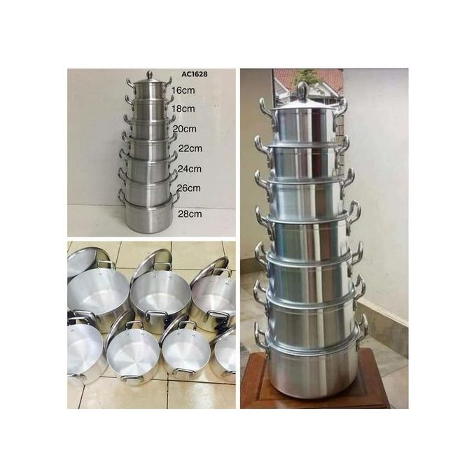 TC 17 Pieces Heavy Aluminium Cooking Pot Sufuria Set