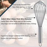 Pureliving Stainless Steel Whisk Set-3PCS